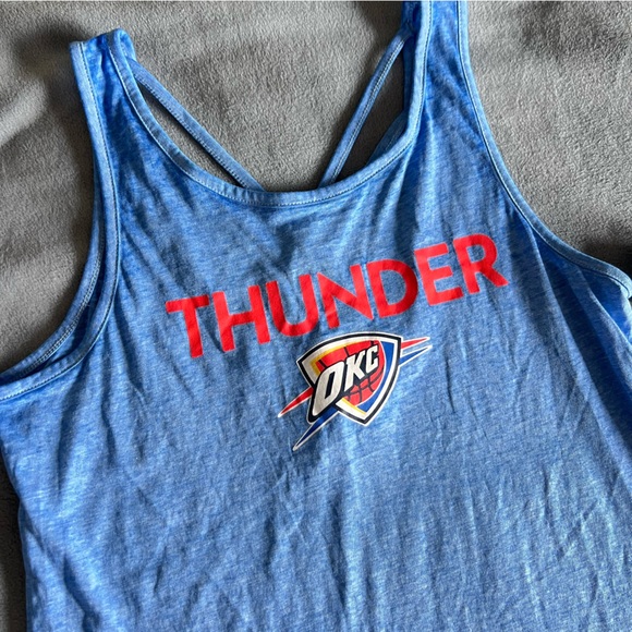 NBA Oklahoma City Thunder Latice Tank Top - M - Picture 2 of 5